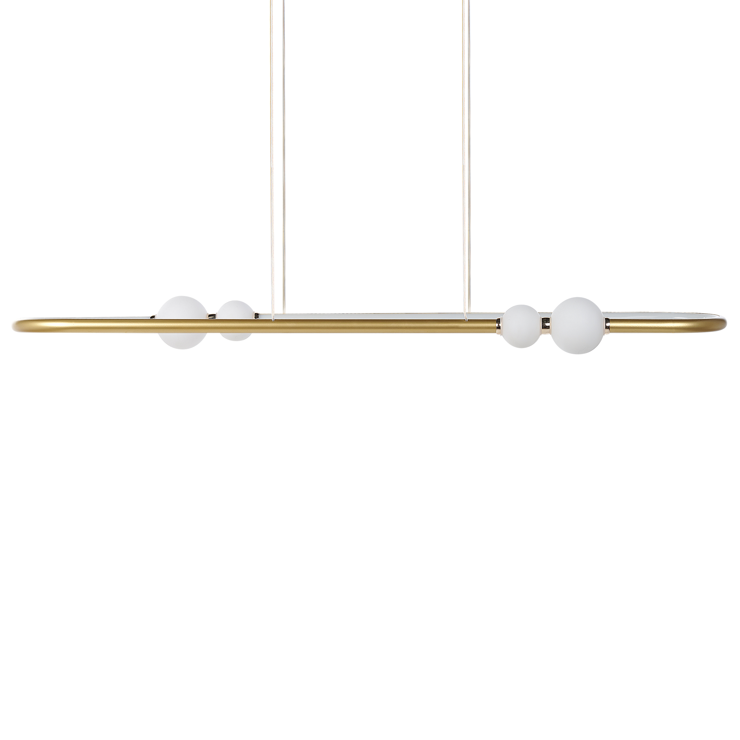 LED-pendellampa FEALE Metall Guld