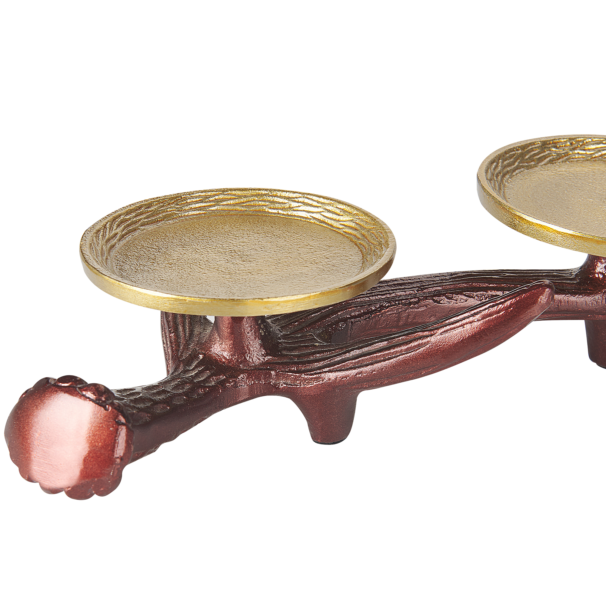 Ljusstake CLEONAE 7 cm Metall Brun