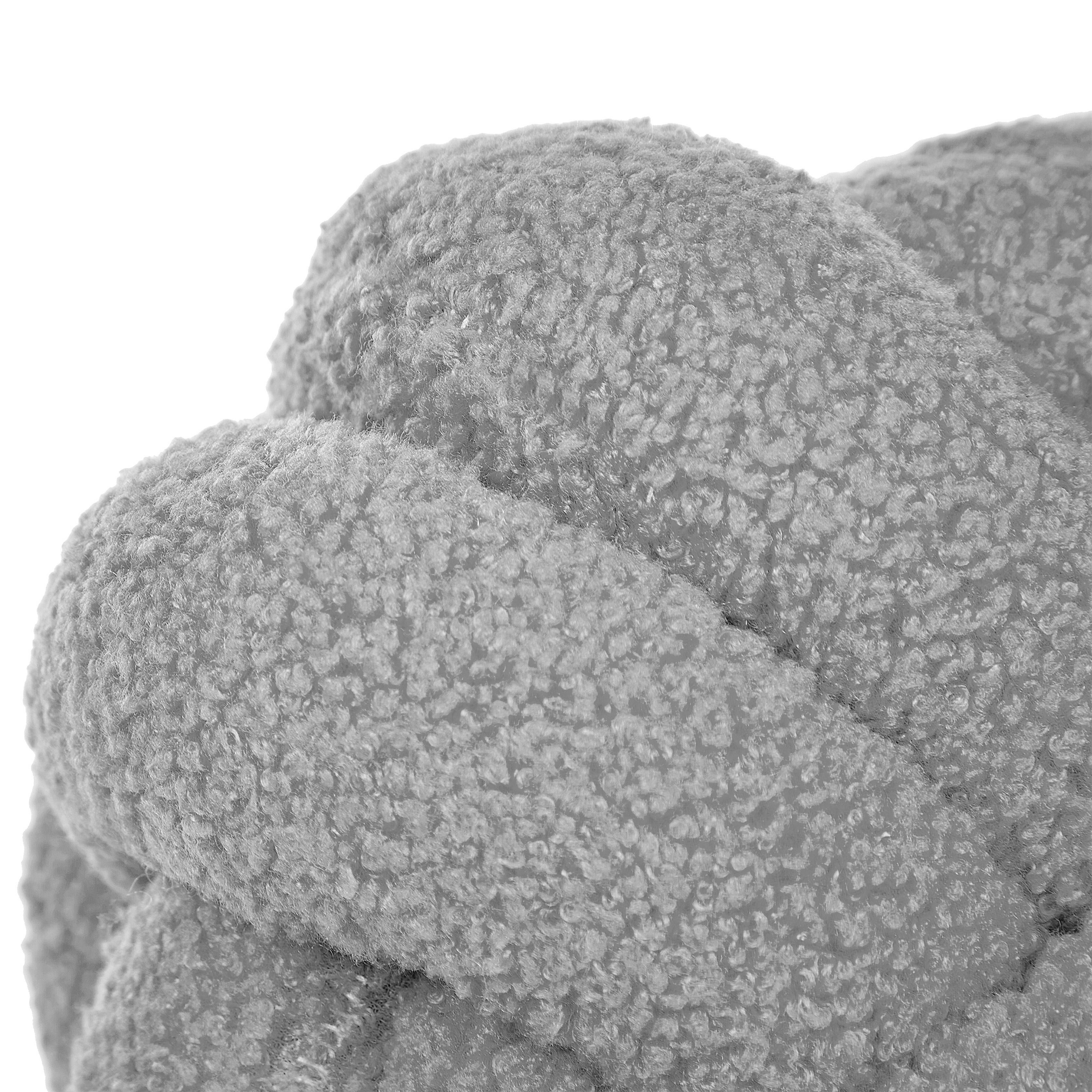 Set med 2 prydnadskuddar MALNI 19 x 19 cm Bouclé Grå Monokromt