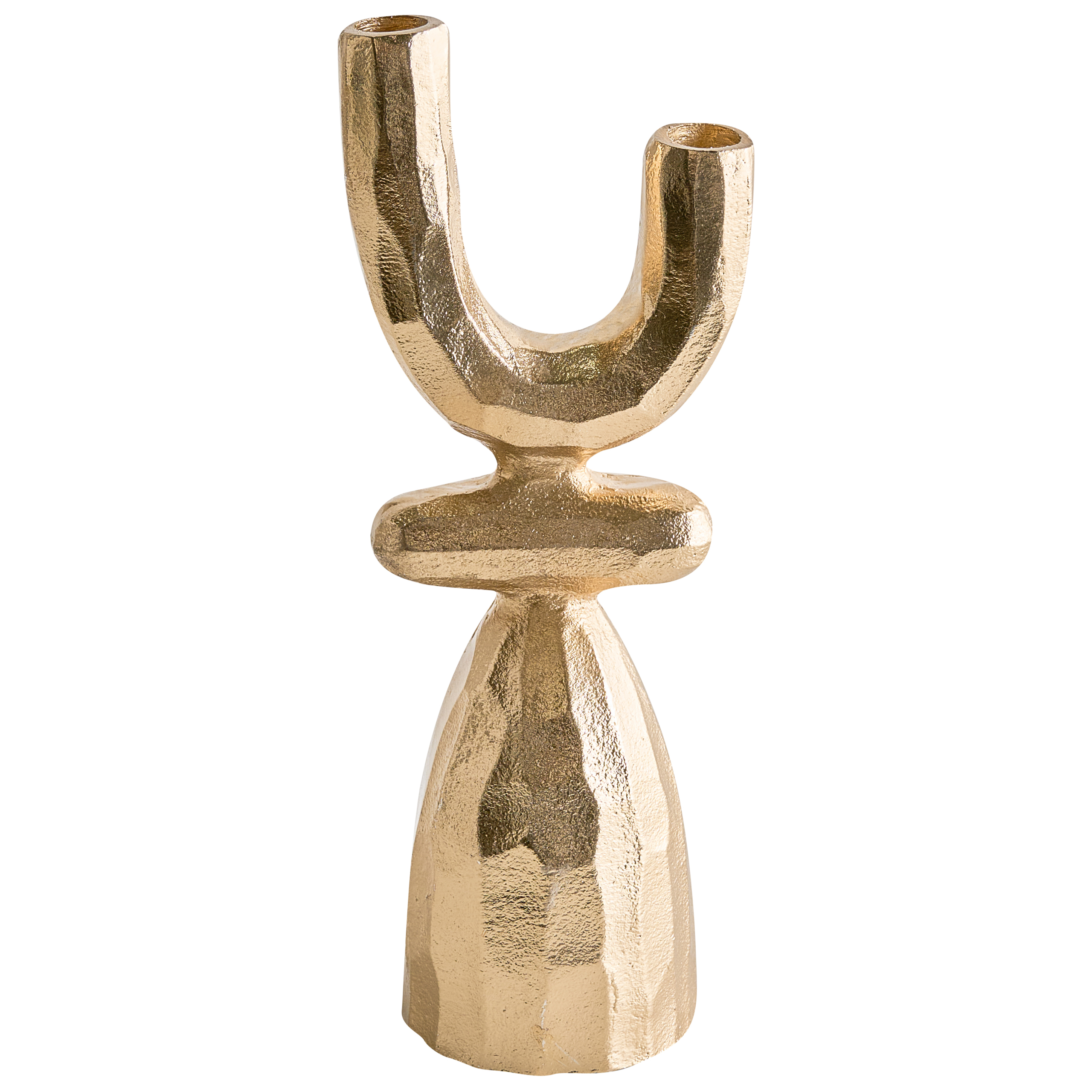 Ljusstake KRADENIK 33 cm Metall Guld