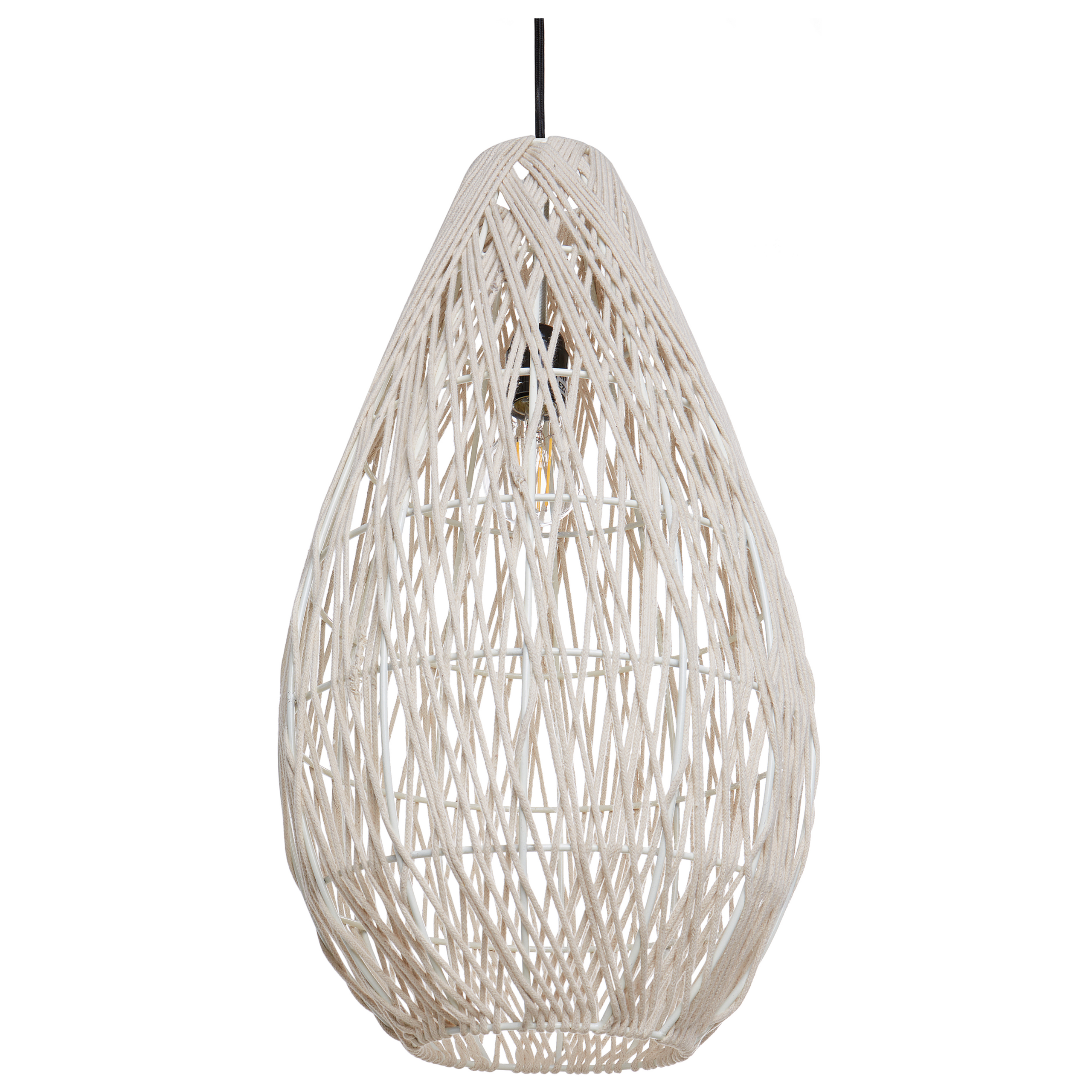 Pendellampa ANNOTTO Bomull Beige
