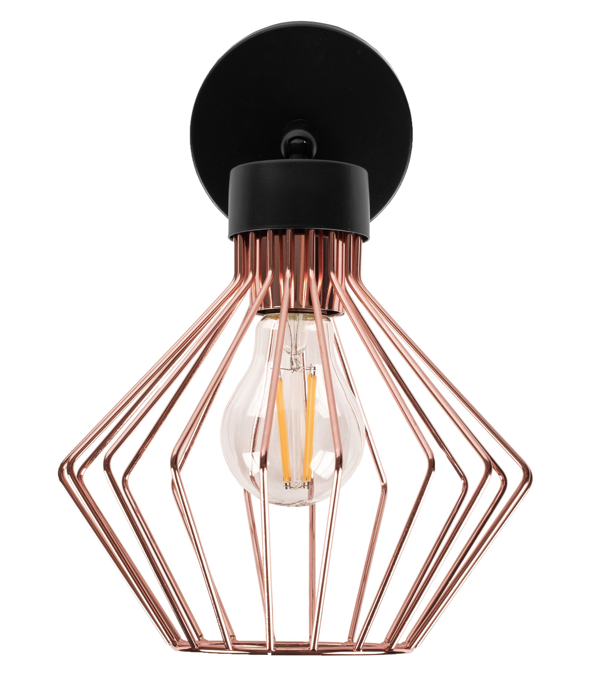 TOOLIGHT vägglampa APP534-1W Svart/Guld 26x19x10cm