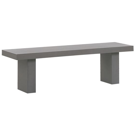 Trädgårdsbänk TARANTO 150 cm Betong Grå