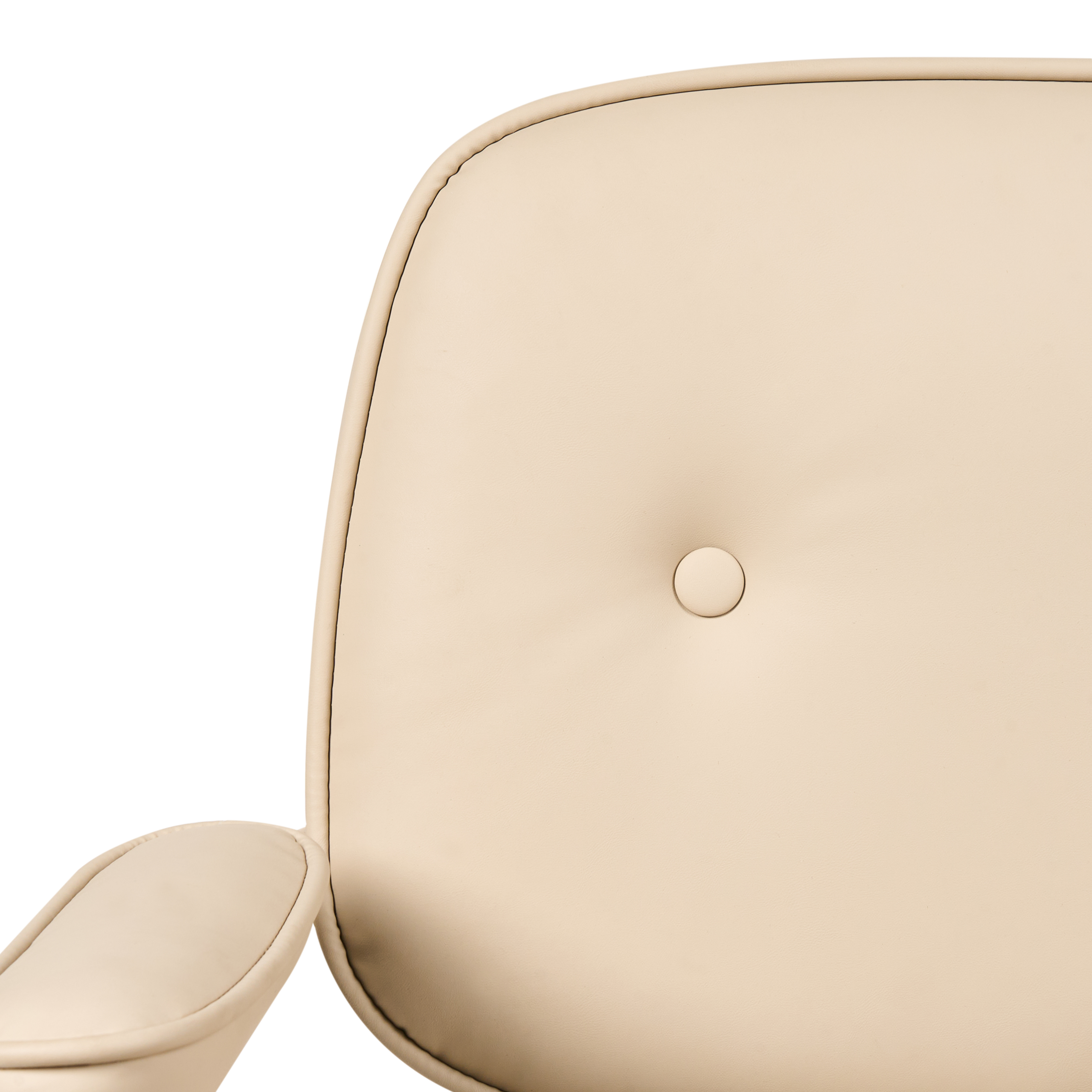 Skrivbordsstol PARAMUS Konstläder Beige