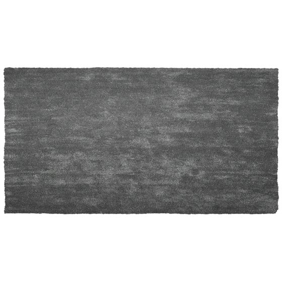 Matta med lång lugg DEMRE Mörkgrå 80 x 150 cm