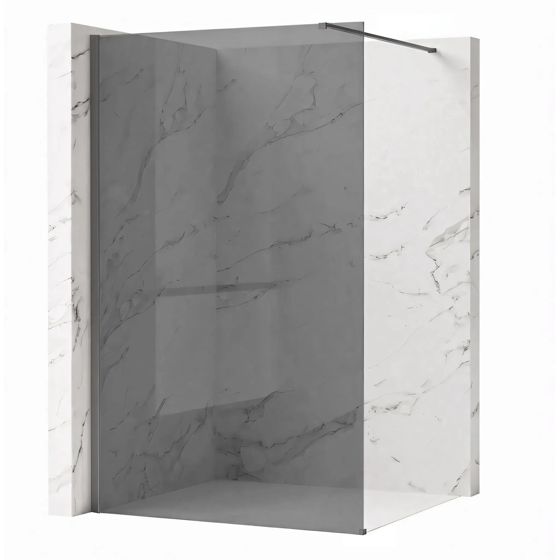 REA Duschvägg Flexi Grey 80 Titan, 120x80x195cm