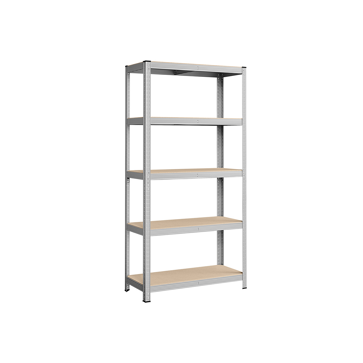 SONGMICS hyllenhet, 5 nivåer, 40 × 90 × 180 cm, silver, GLR40SV