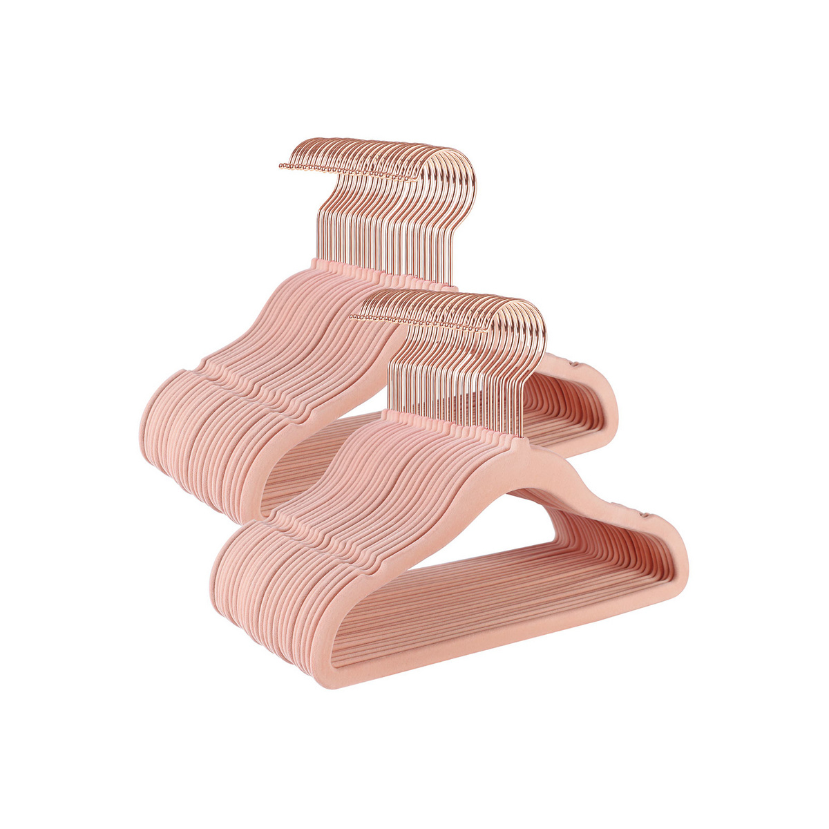 SONGMICS barngalgar, 50-pack, ljusrosa, CRF027P01