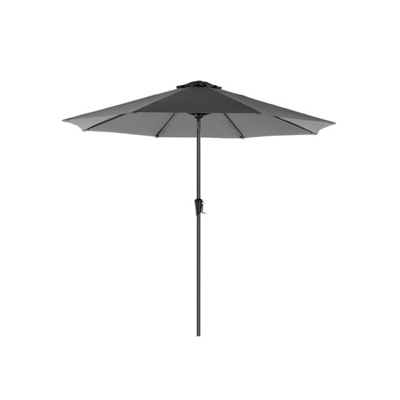 Songmics parasoll, 290 cm, UPF 50+, grå, GPU30GYV1