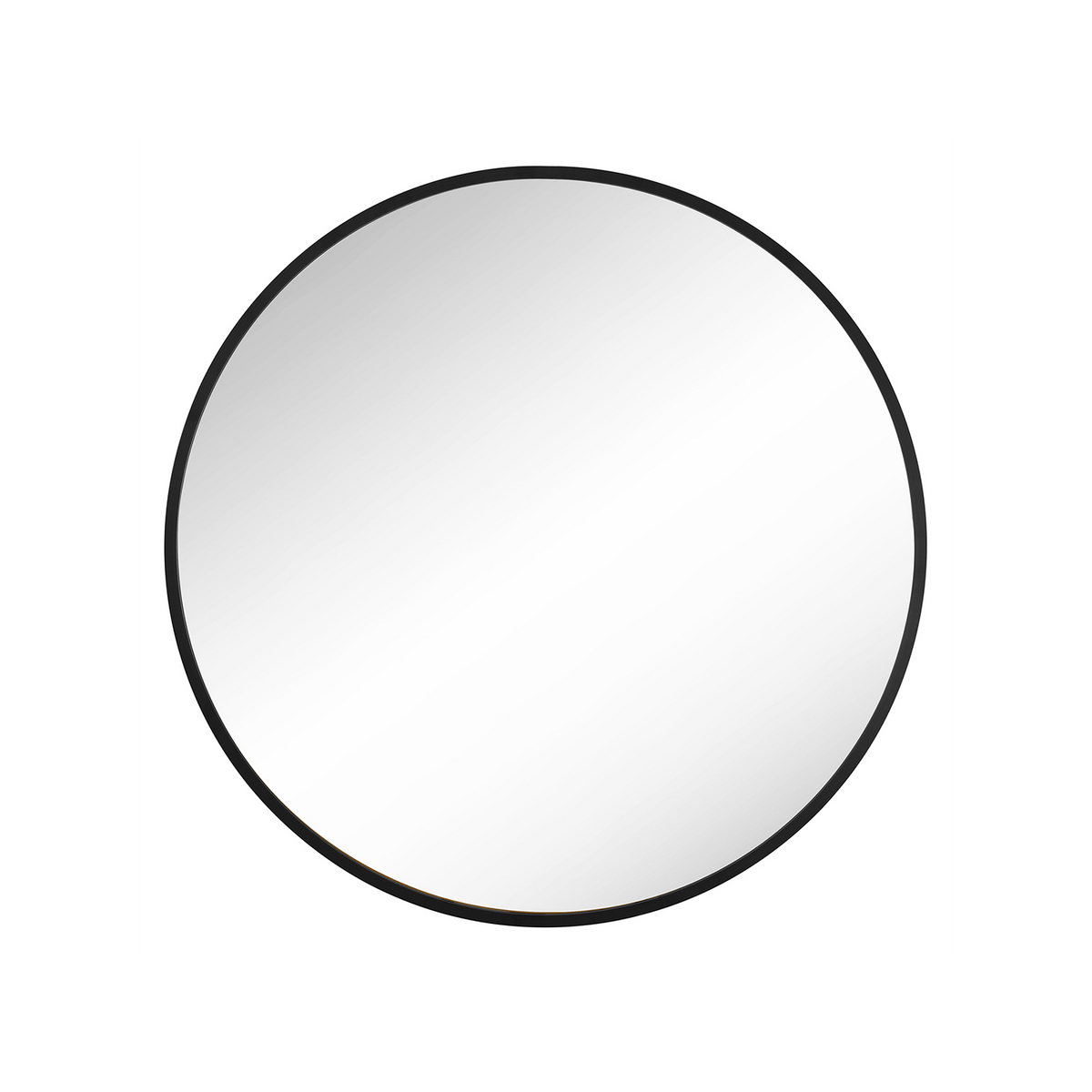 Songmics väggspegel, 61 cm, svart, LWM102B01