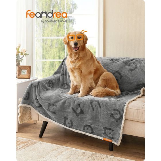Feandrea hundfilt, 203 × 152 cm, grå, PPB080G01