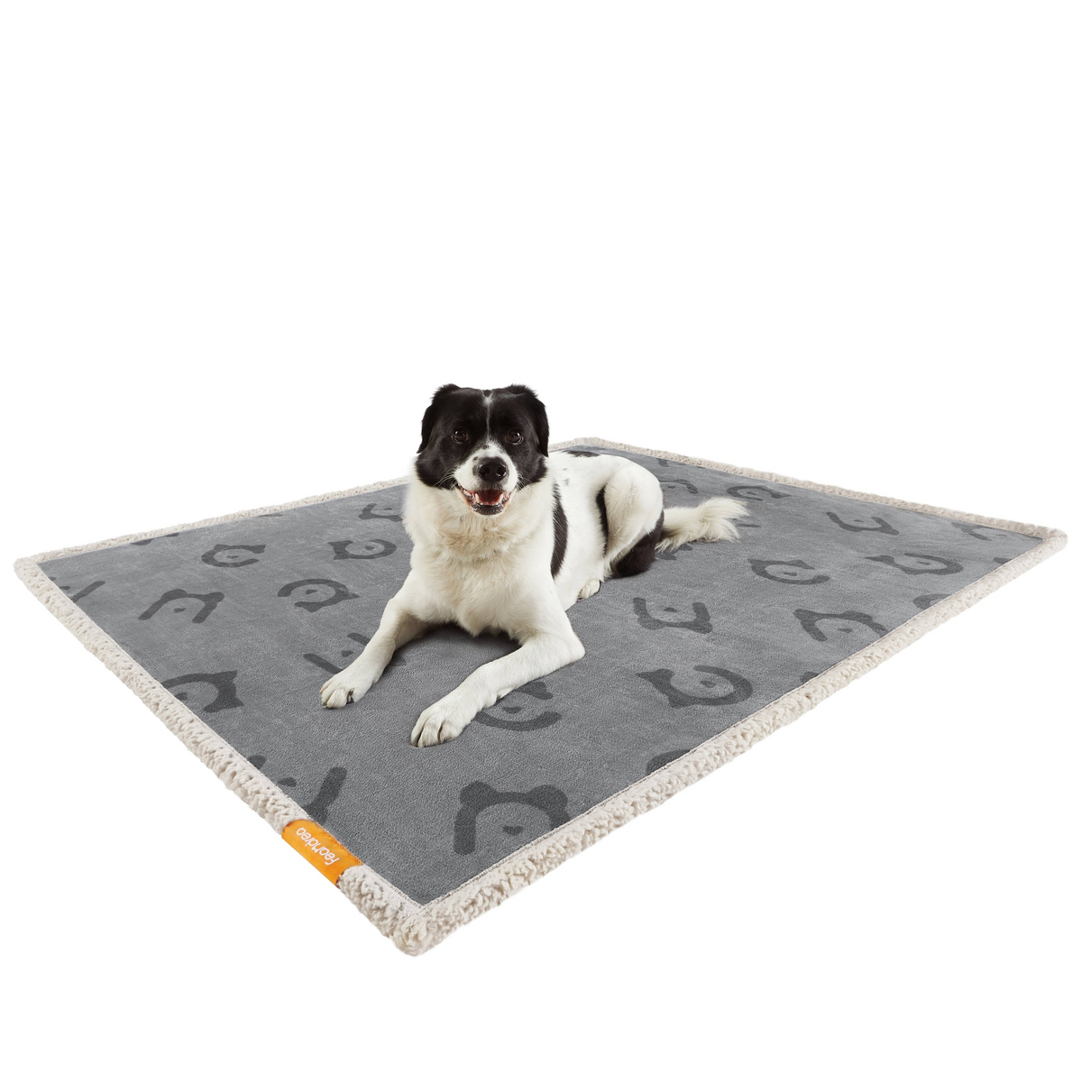 Feandrea hundfilt, 127 × 101 cm, grå, PPB050G01