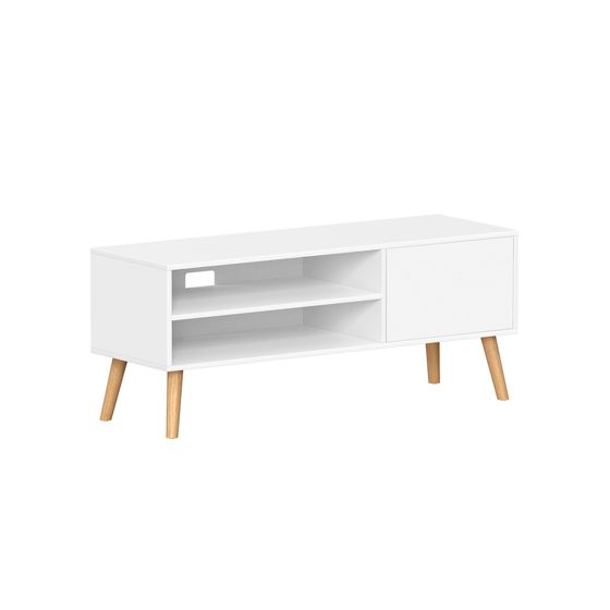 Vasagle TV-bänk, 120 cm, vit, LTV120T46