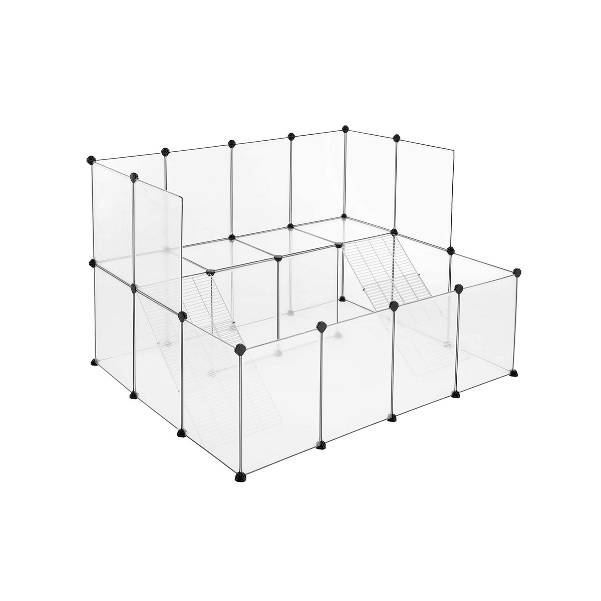 Songmics marsvinshage, vit, LPC004W01