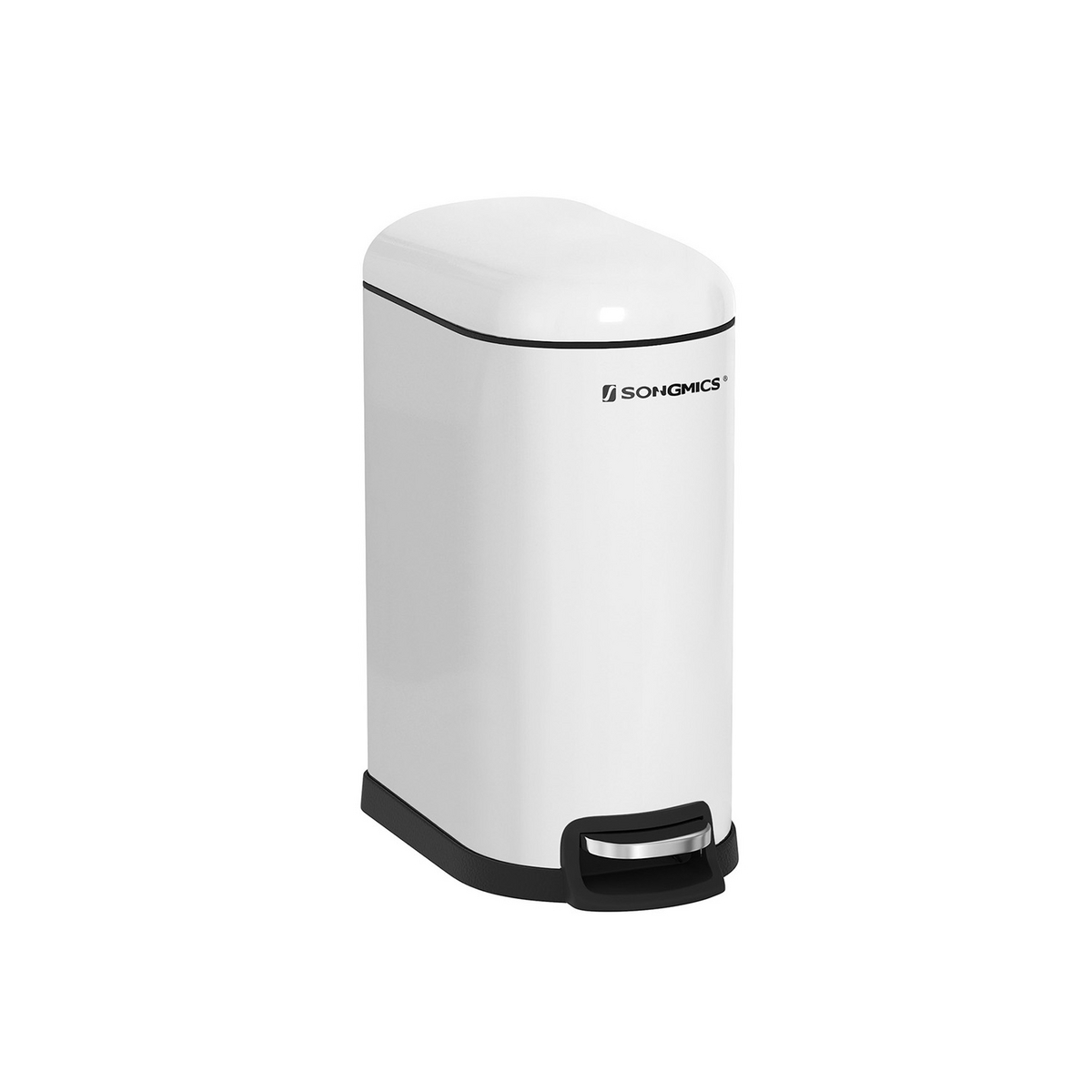 Songmics pedalhink, 10 L, vit, LTB10WT