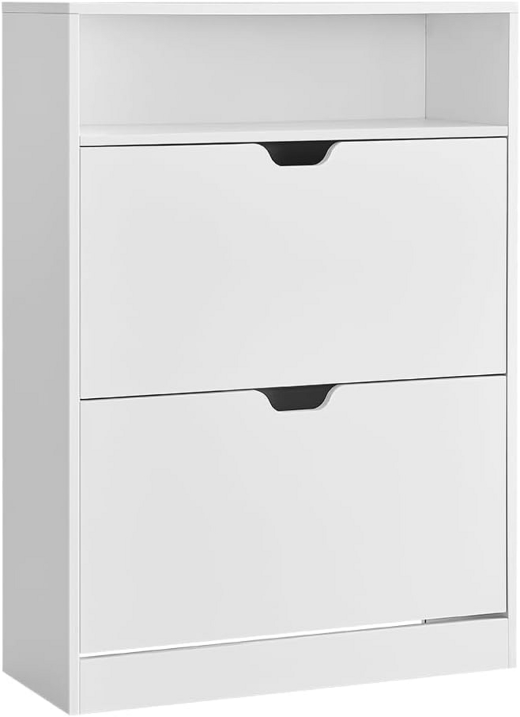 VASAGLE skoställ, 24 × 80 × 102 cm, justerbar, molnvit, LBC048W01
