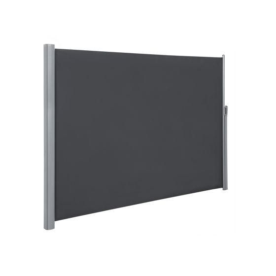Songmics sidomarkis, 180 × 400 cm, rökgrå, GSA184G
