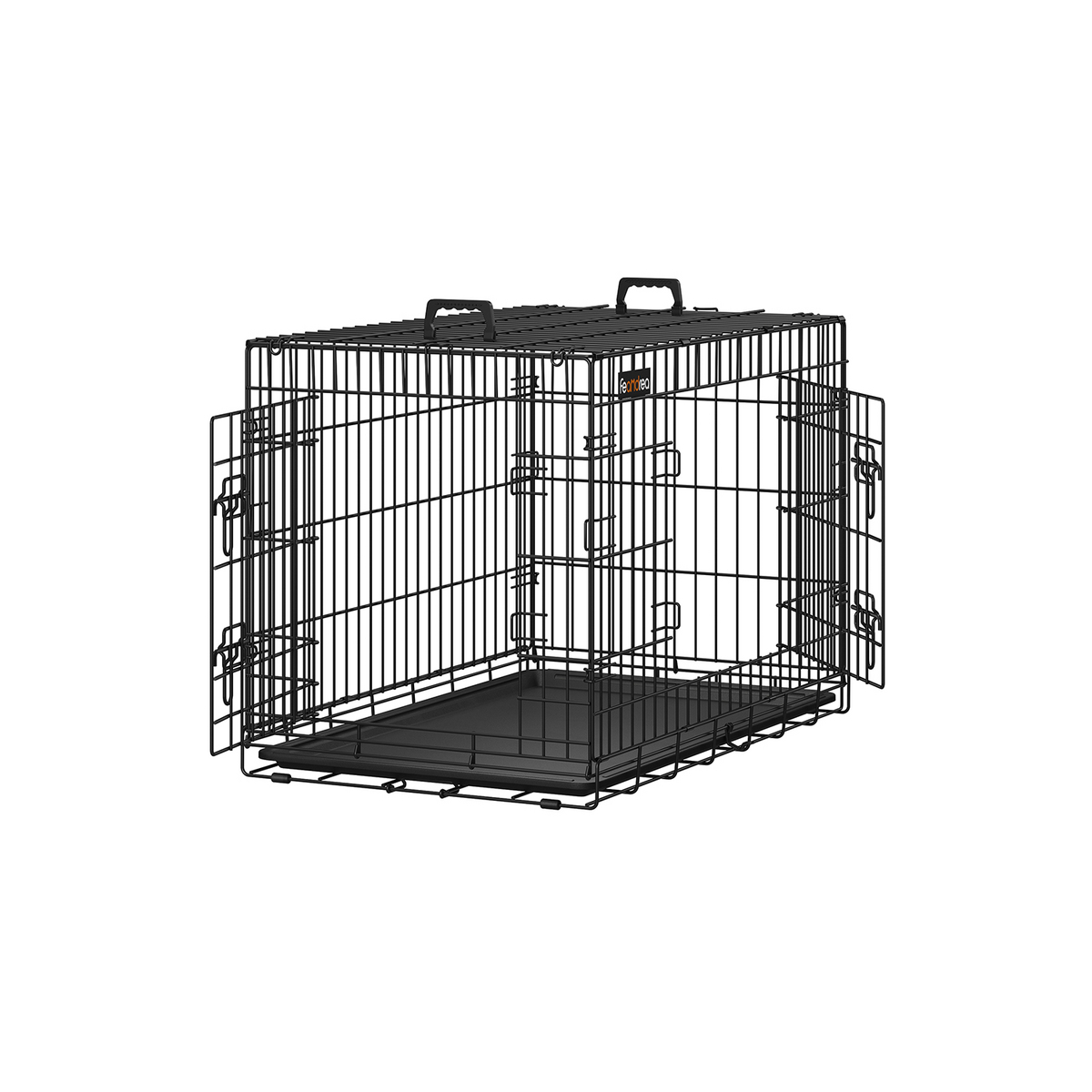 FEANDREA hundbur, 92.5 cm, hopfällbar, svart, PPD36H