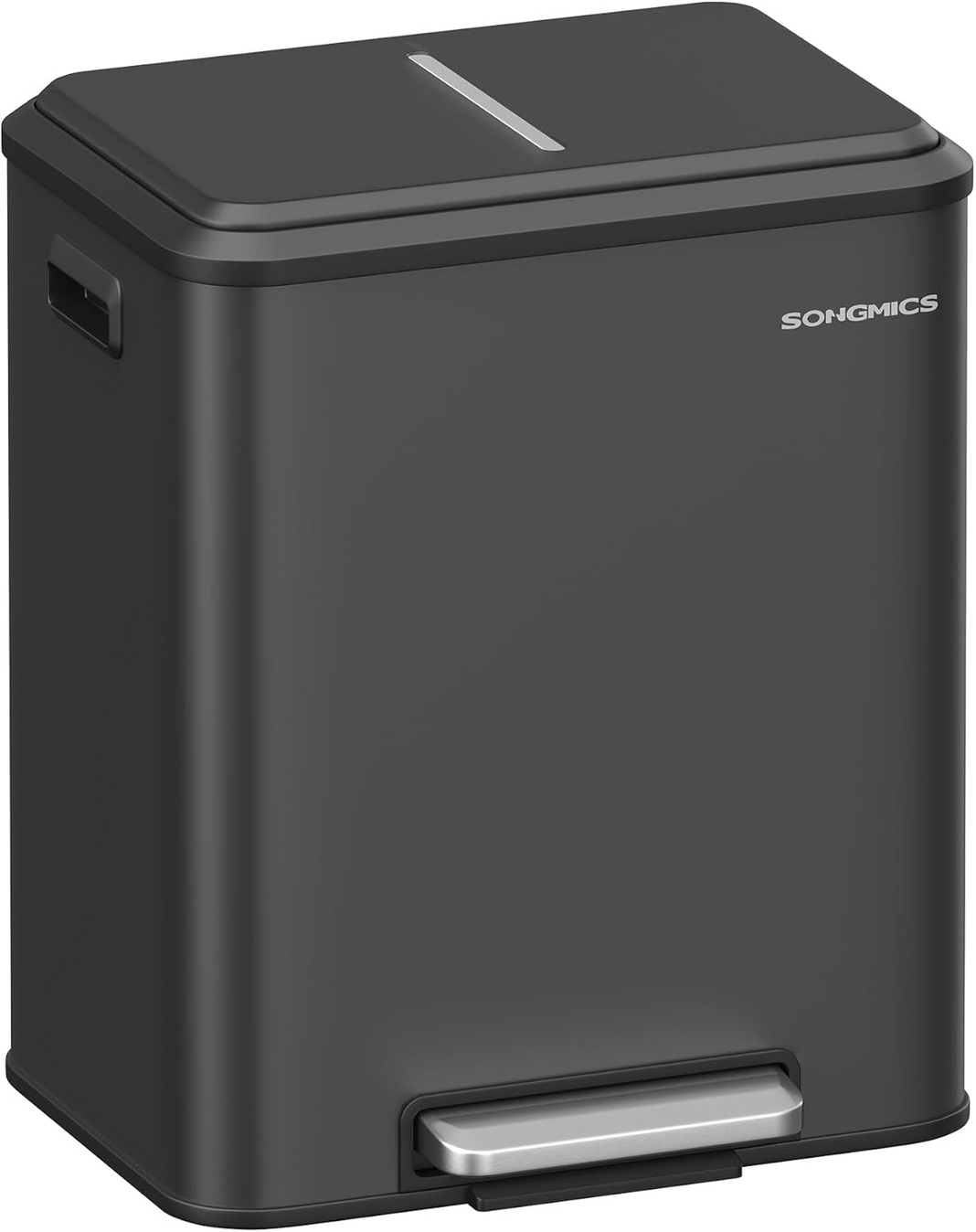Songmics soptunna, 2 × 15 L, med lock, LTB544B02