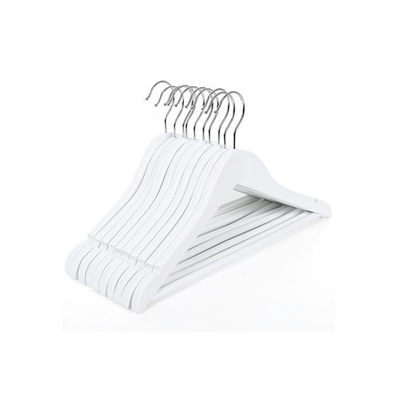 Songmics klädgalgar, 20-pack, 35cm, vit, CRW06W-20