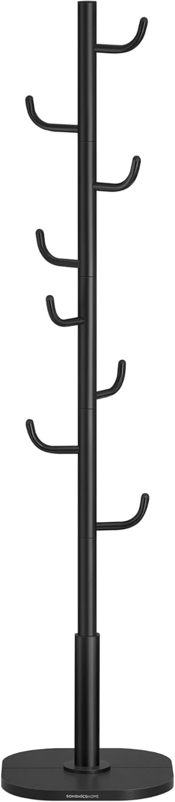SONGMICS HOME klädhängare, 175.3 cm, svart, RCR039B01