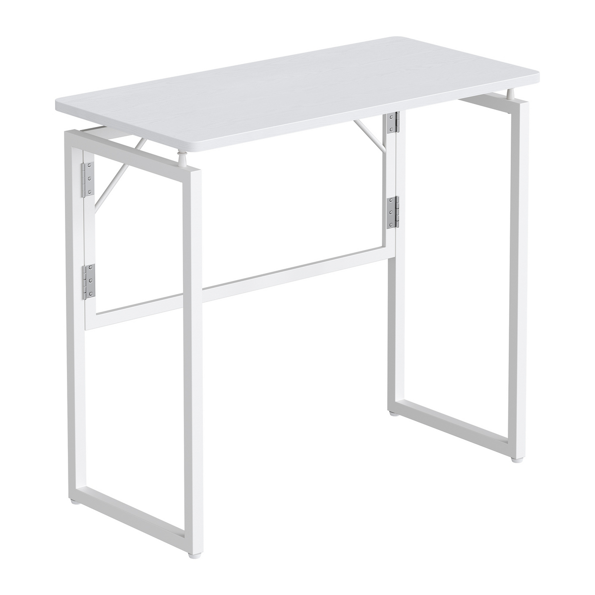 SONGMICS HOME datorbord, 31.7 × 15.9 × 29.3 tum, hopfällbar, mattvit