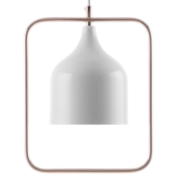 Pendellampa MAVONE Metall Vit