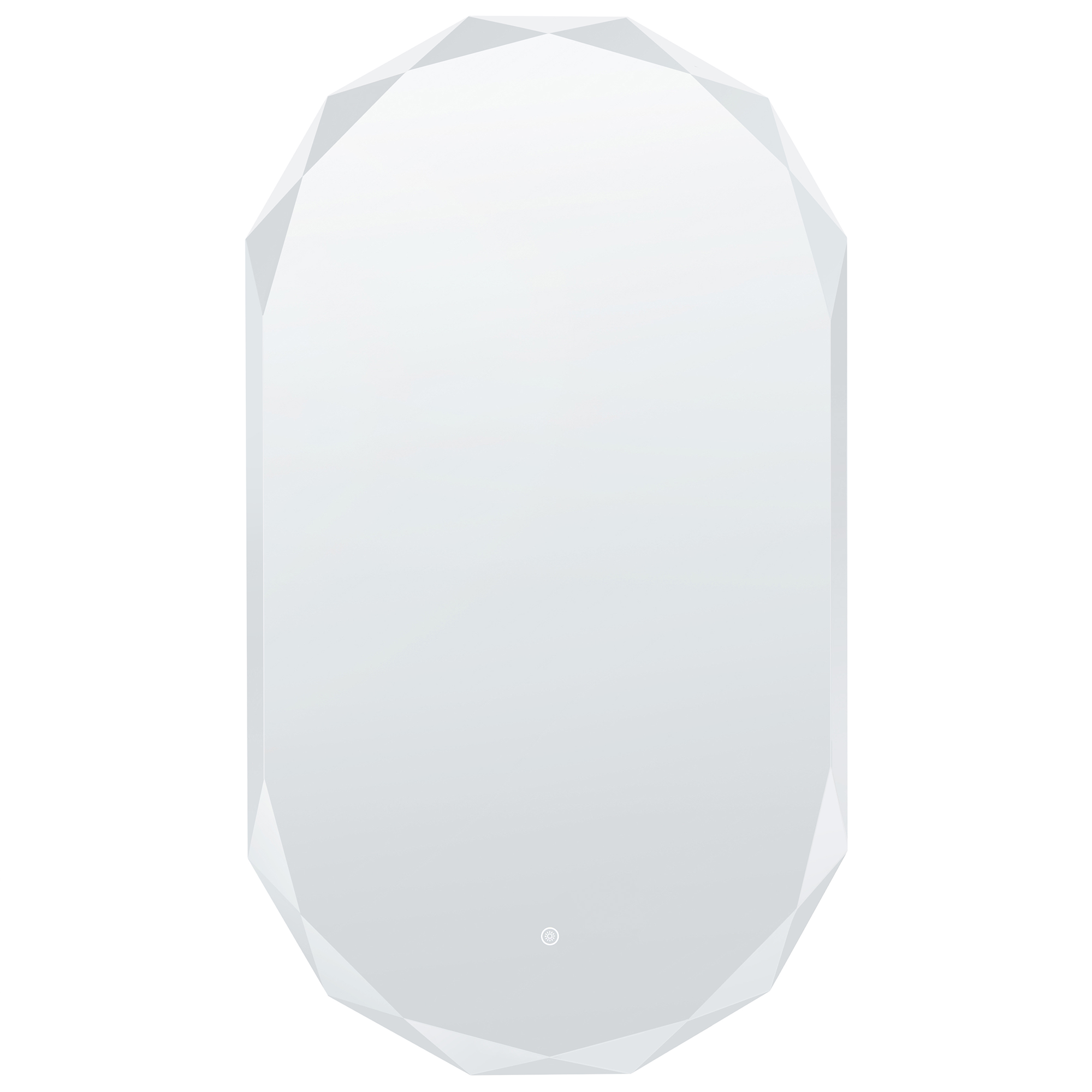 Badrumsspegel med LED ANIZY 62 cm 110 cm Silver
