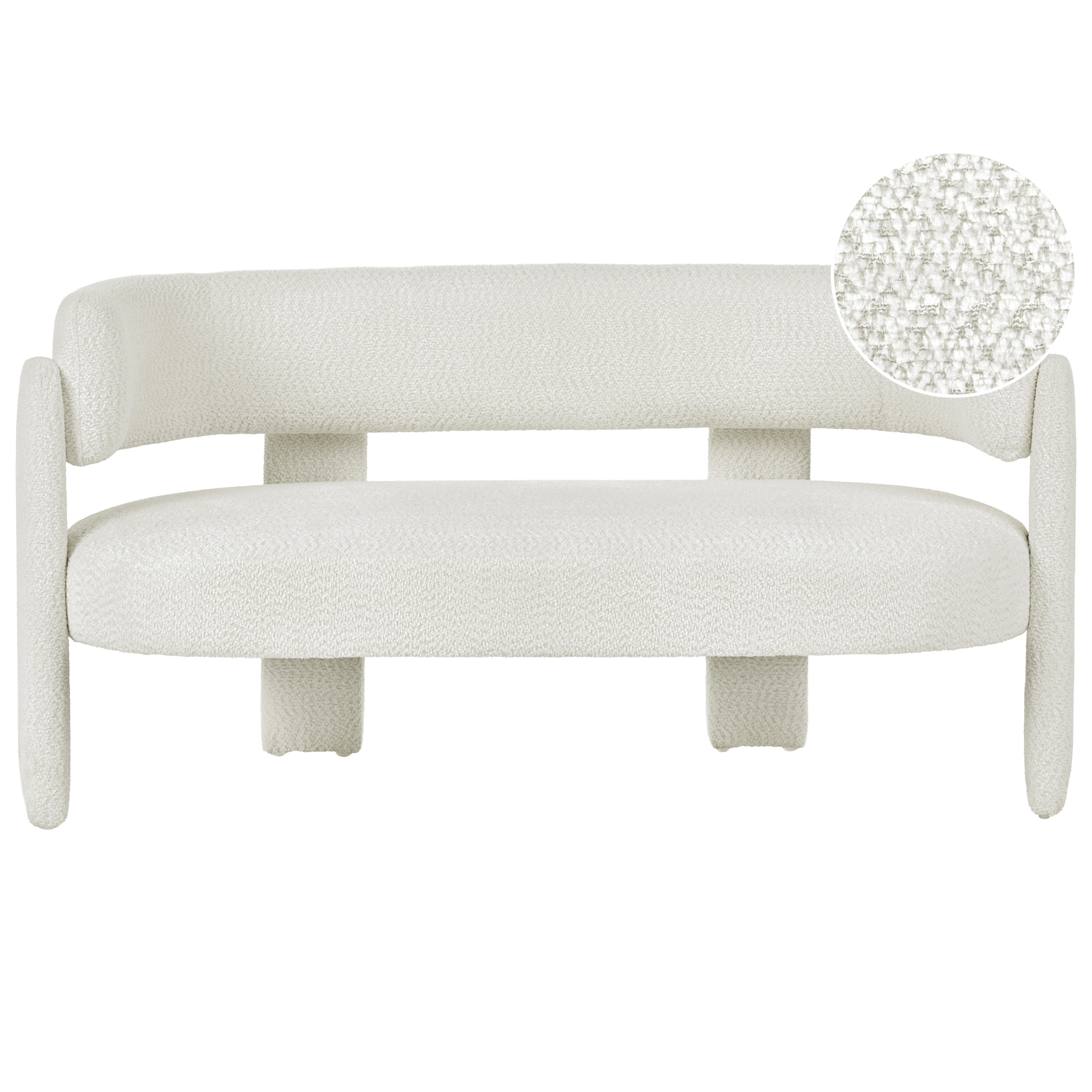 Soffa 2-sits BUREA Chenille Off-White