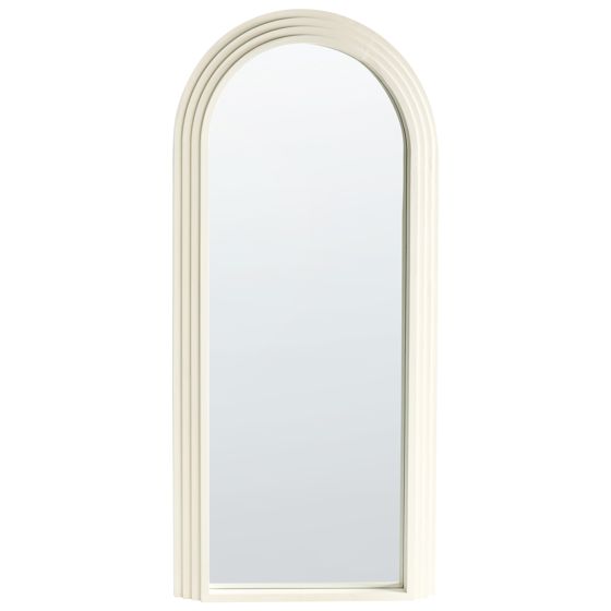 Väggspegel DIJON 80 cm 170 cm Trä Off-White