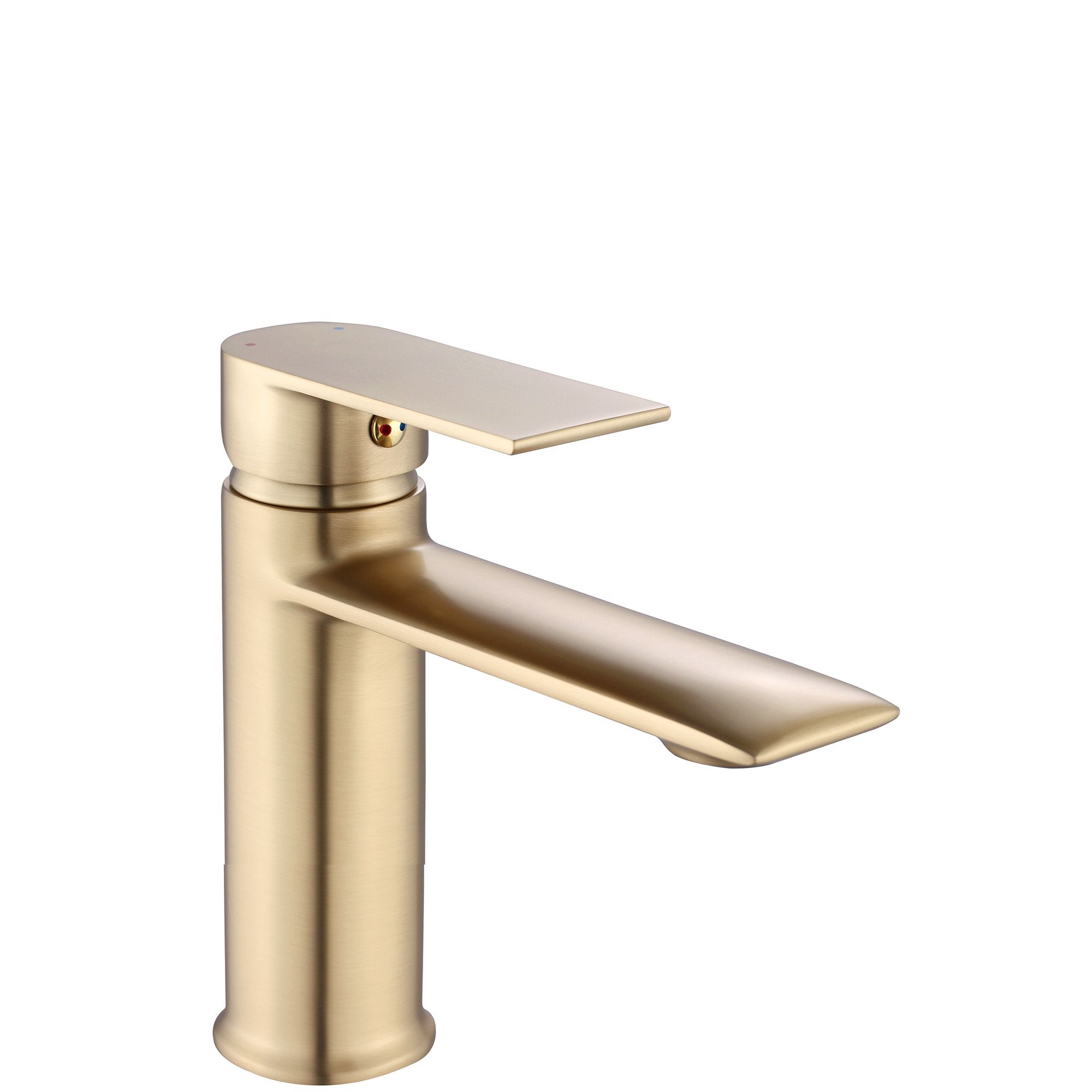 REA Tvättställsblandare Veneta Låg Borstat Guld, 16,7x4,2x16,2cm