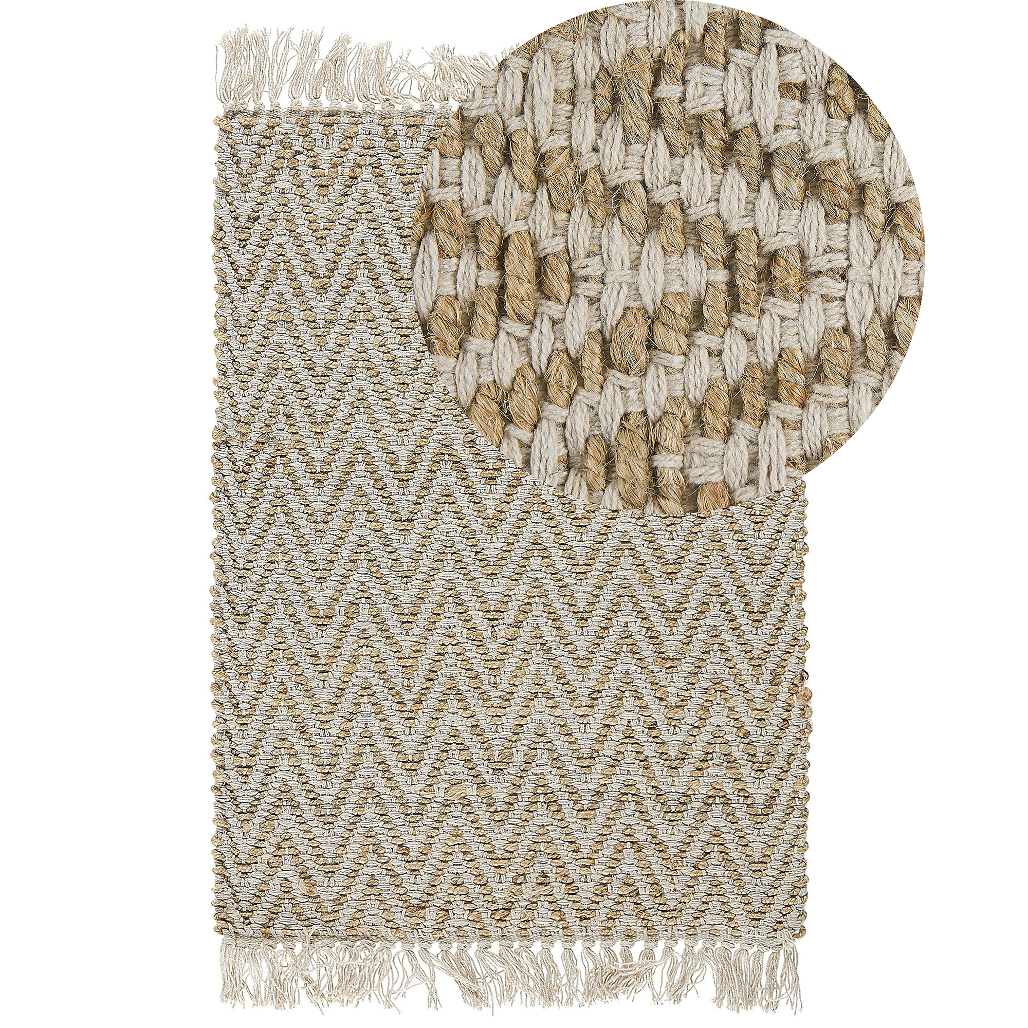Matta AFRIN Beige 50 x 80 cm Jute
