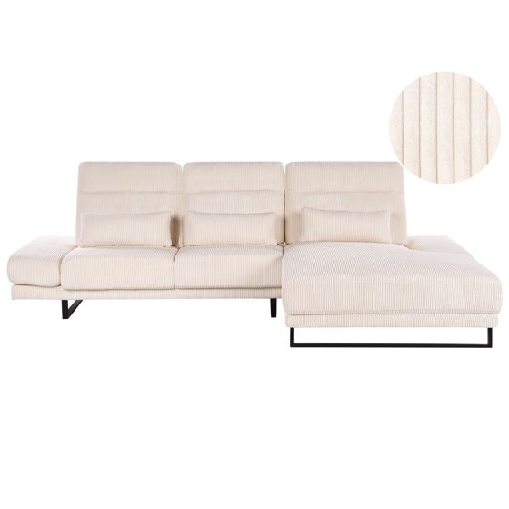 Hörnsoffa IKAST Manchester Beige Vänstervänd