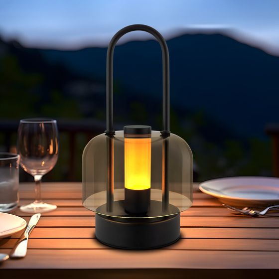NETTLIFE Nettlife bärbar LED-bordslampa, sladdlös nattlampa, dimbar 1800k-6500k, med minne