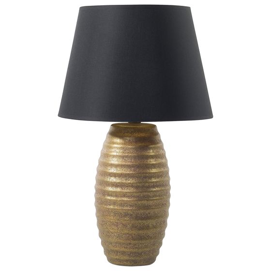 Bordslampa EBRO Porslin Guld