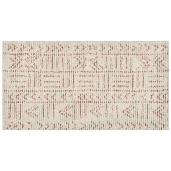 Matta EDIRNE Beige 80 x 150 cm Bomull
