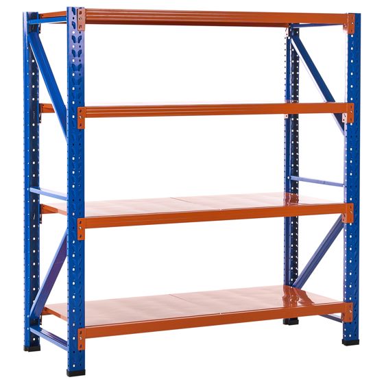 Garagehyllor FIUGGI 200 cm 200 cm Metall Orange