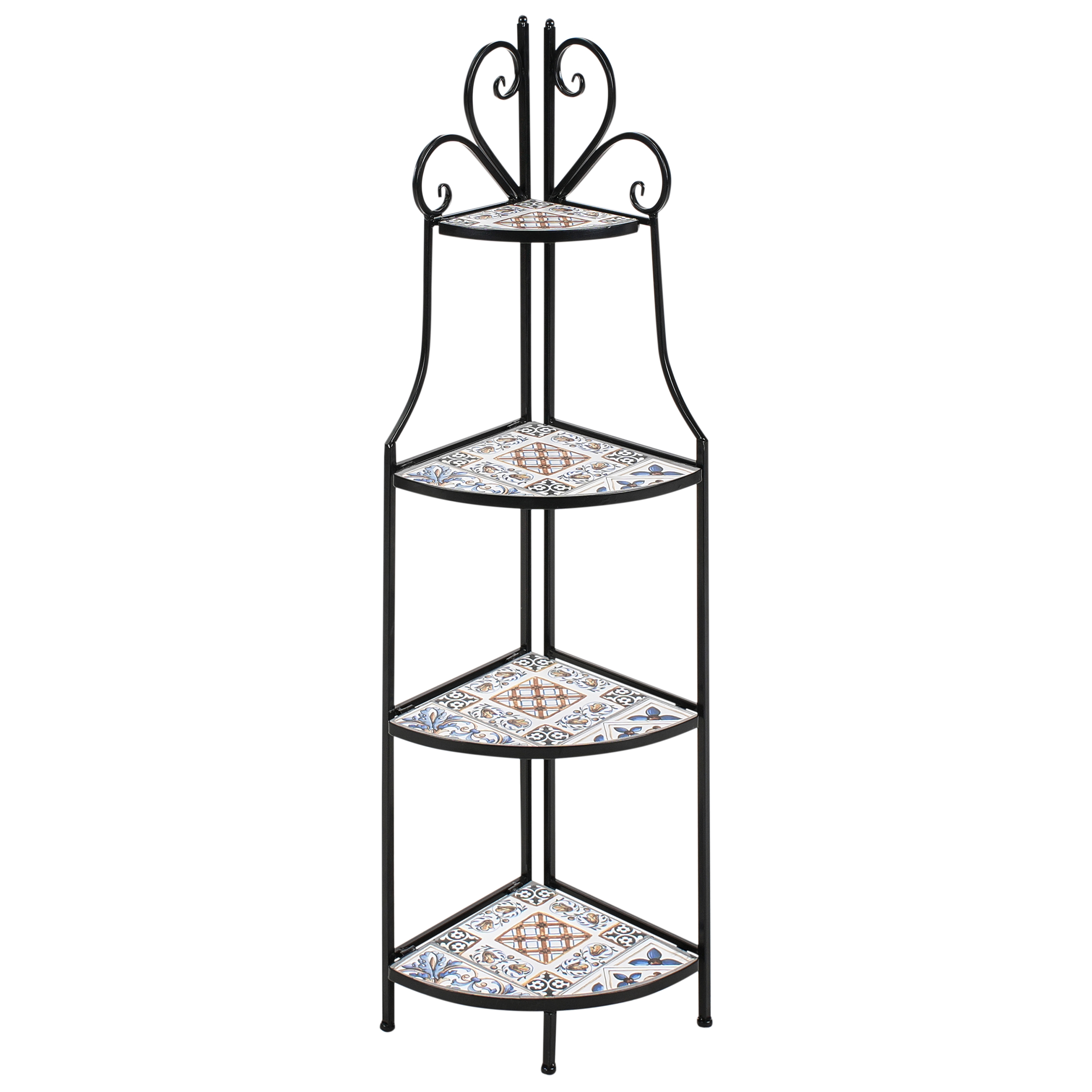 Hylla FAVARA 43 cm 128 cm Metall Svart