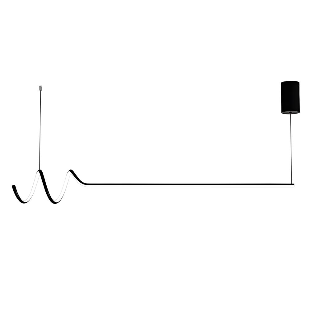 TOOLIGHT hängande taklampa LHJ030-CP Svart 120x14x14cm