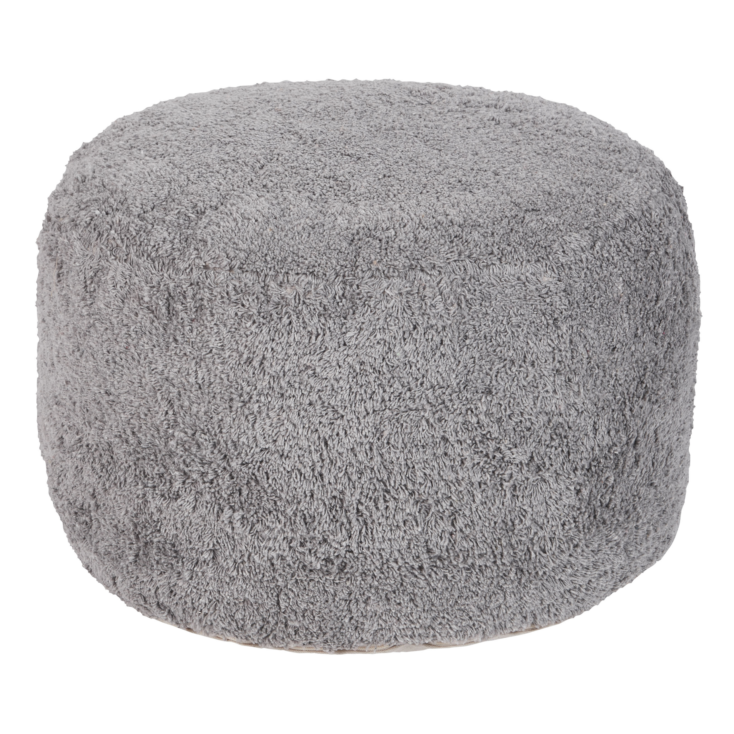 Sittpuff KANDHKOT Bomull Grå