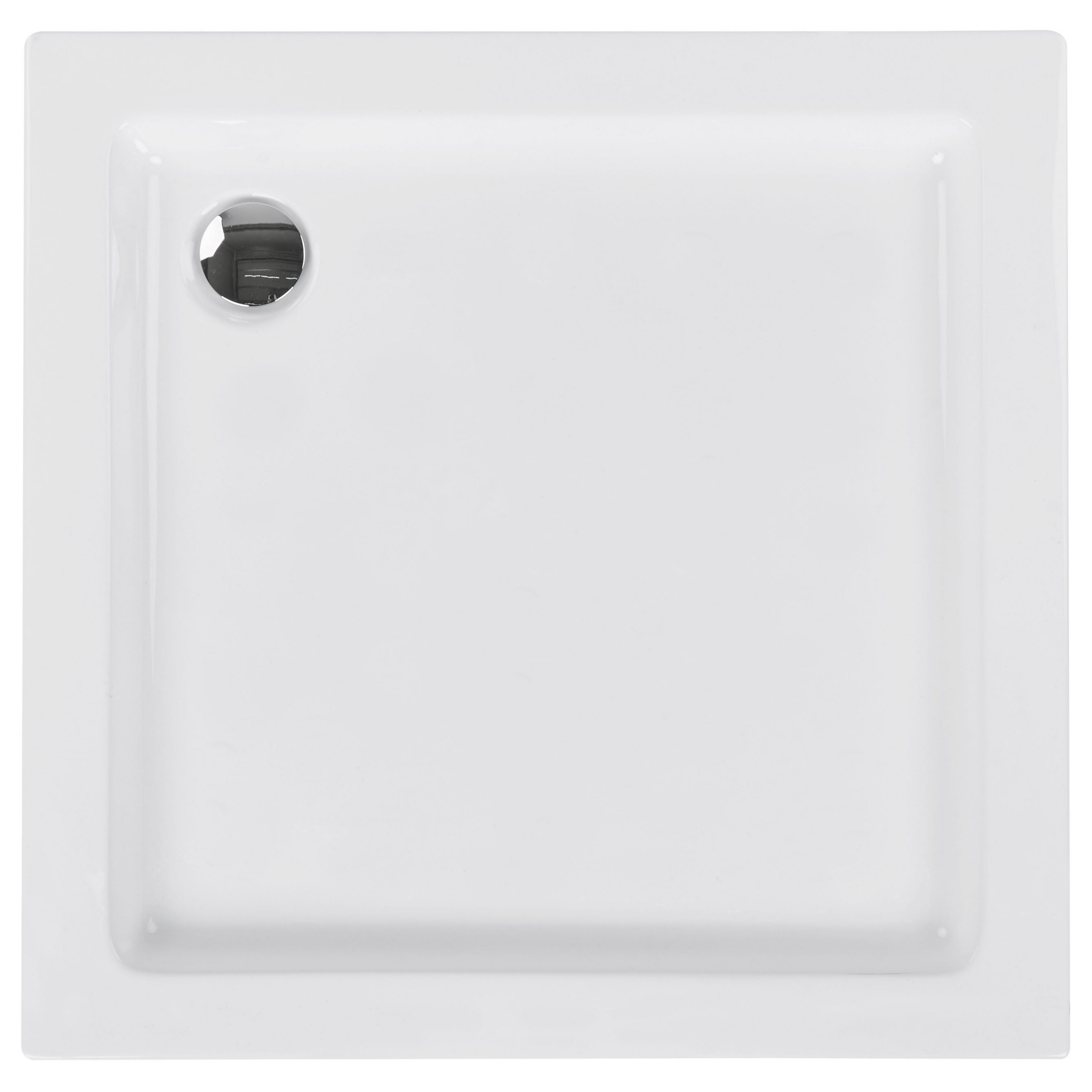 Duschkar AMPAY 90 x 90 x 7 cm Vit