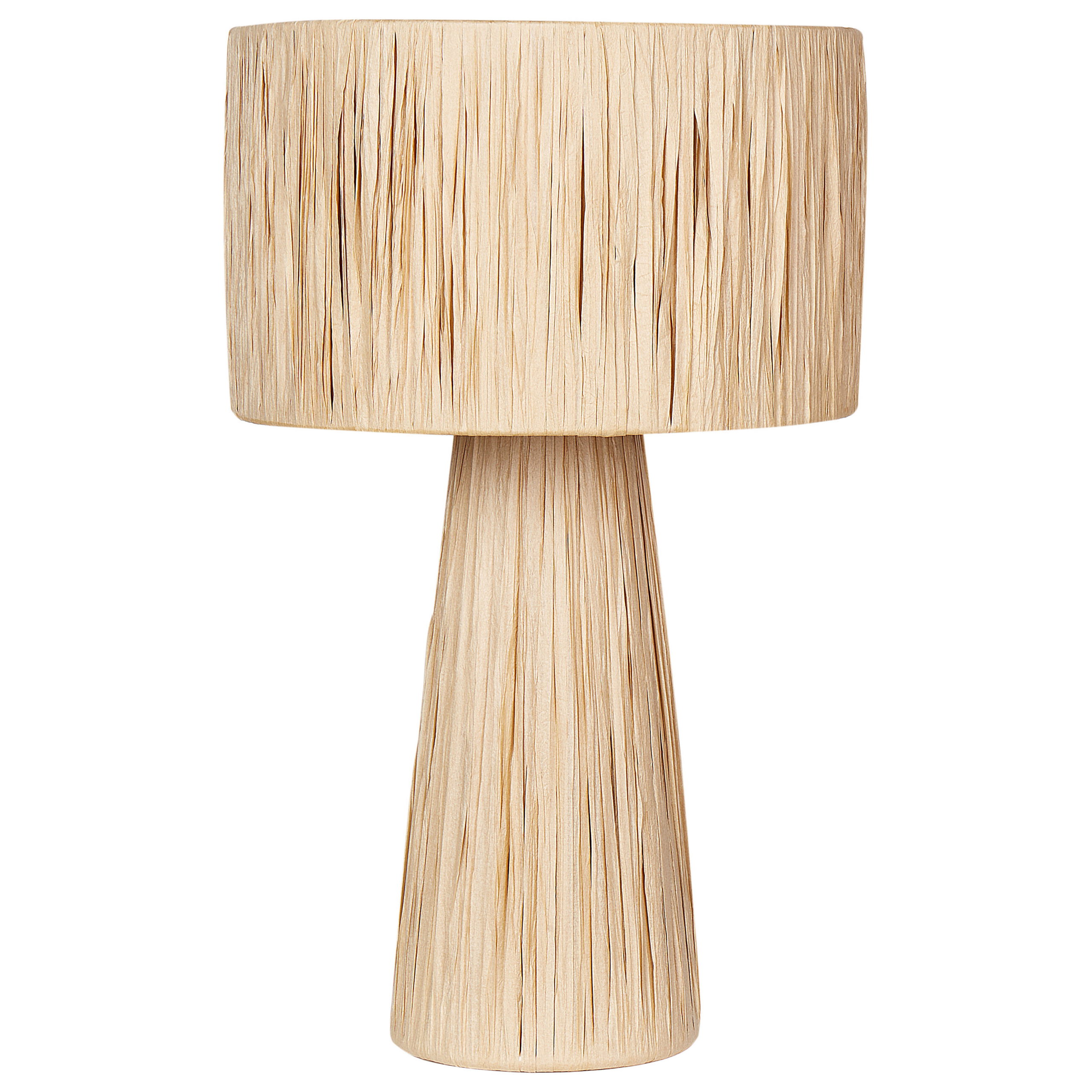 Bordslampa WELMEL Korg Naturlig