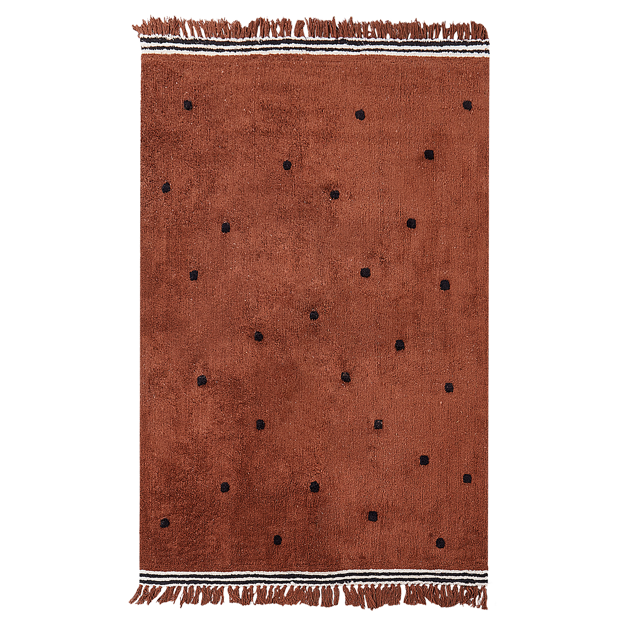 Barnmatta LAZA Brun 140 x 200 cm Bomull