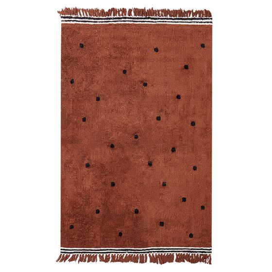 Barnmatta LAZA Brun 140 x 200 cm Bomull