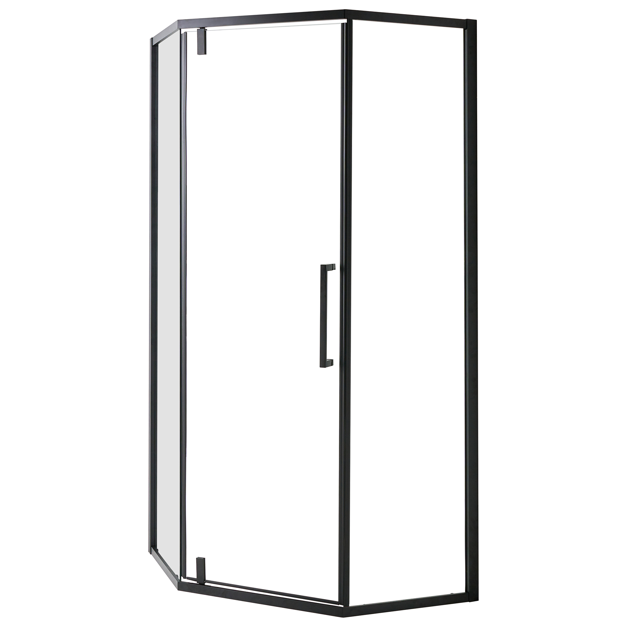 Duschväggar TOCANTINS 900 x 900 x 1900 mm Svart