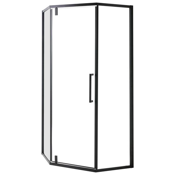 Duschväggar TOCANTINS 900 x 900 x 1900 mm Svart