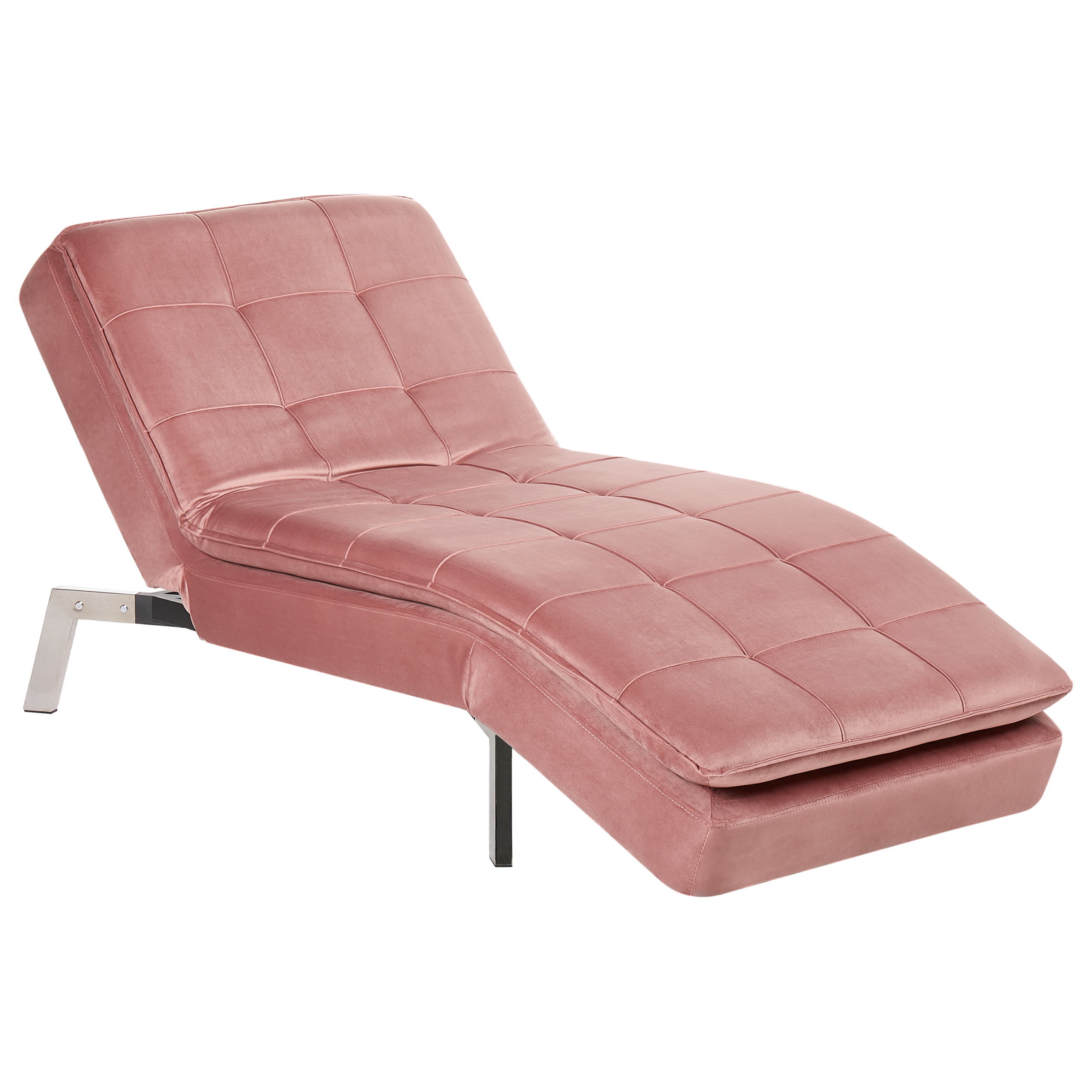 Schäslong LOIRET Sammet Rosa