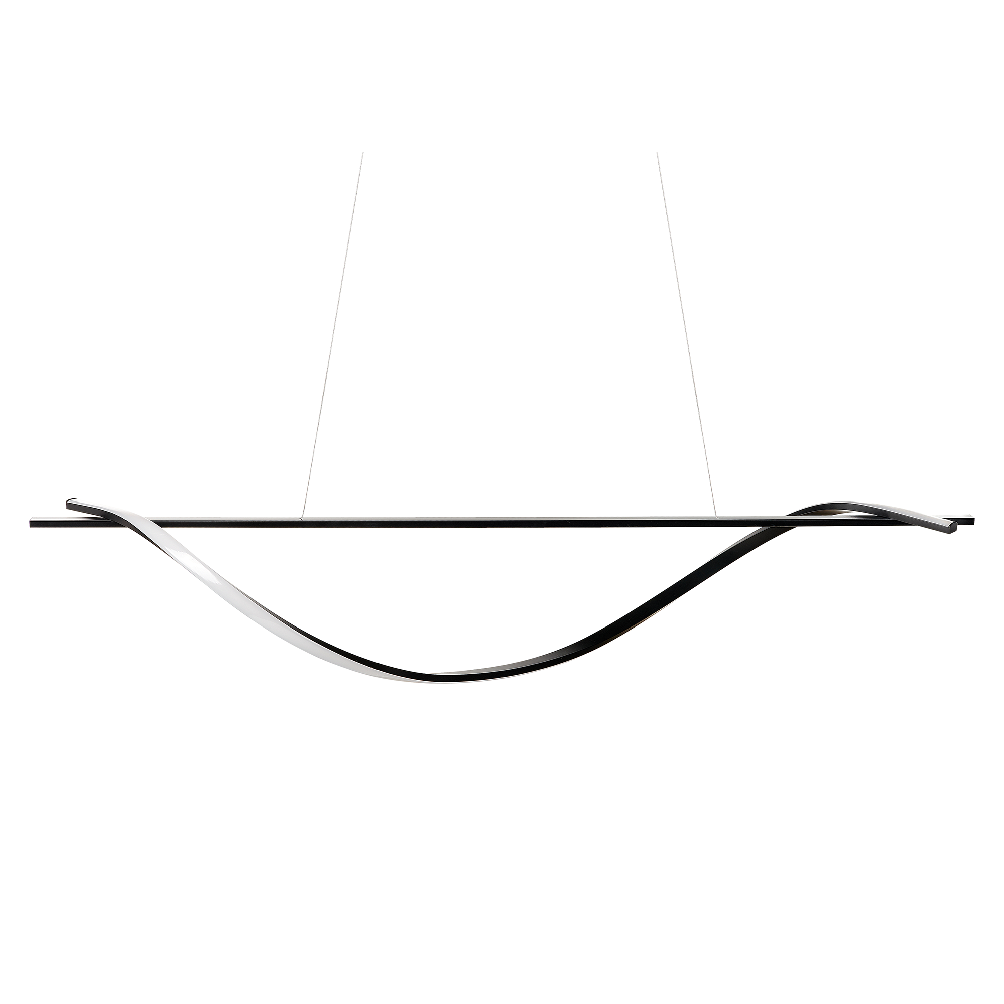 LED-pendellampa BODRI Metall Svart