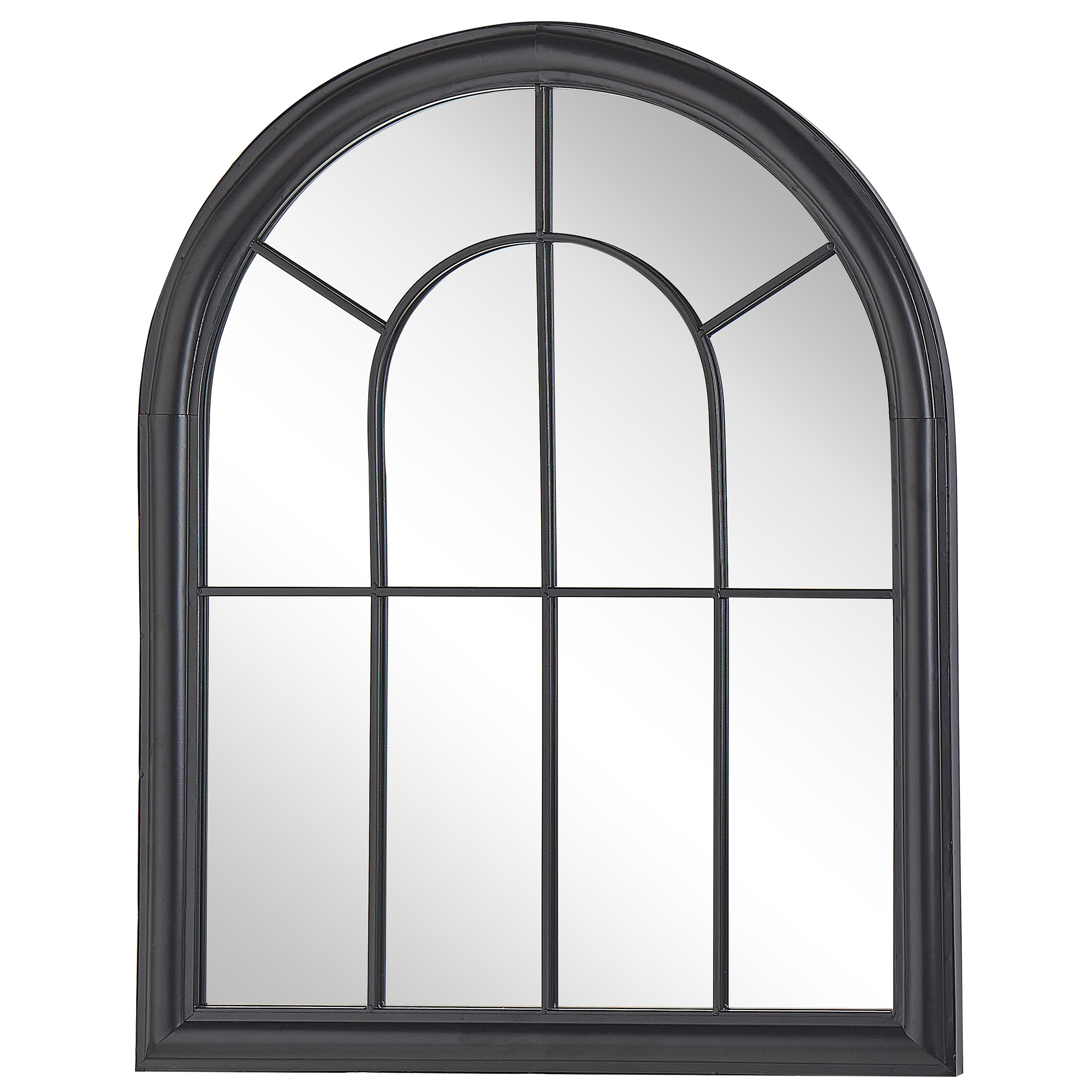 Väggspegel EMBRY 69 cm 89 cm Metall Svart