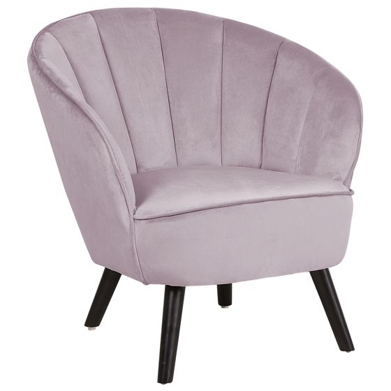 Fåtölj DALA Sammet Rosa